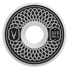 Antiz Rubber Wheels 101 white 51mm