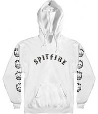 Spitfire Old E EMB Hood white/black