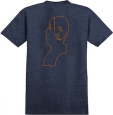 Krooked Super Ego T-shirt navy heather
